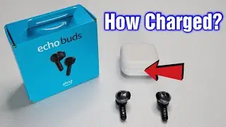 Amazon Echo Buds Earbuds With Alexa &ndash; How Charged Is Charging Case Or Earbuds