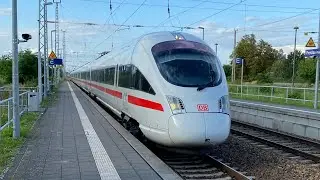 Im ICE-T Br 411 mit neuem Innendesign als ICE 1717 von Prenzlau nach Berlin Gesundbrunnen