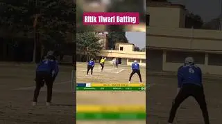 Ritik Tiwari batting in lalgav 🙏🏏#cricket #viralshorts #shorts
