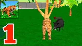 Tiger Simulator 3d Gameplay Walkthrough part 1 (Android, IOS)