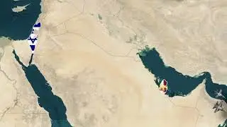 israel vs qatar map animation