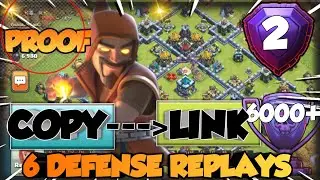 New Th13 Legend League Base Of Global Rank 2 Chinese Player Base + Link +Proof 6 Defense Replay Th13