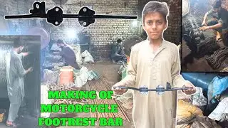 How to Make Motorcycle Footrest Bar|Mass Production