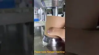 Paper Tube Flanger Machine, Semi automatic Paper Can Flangjing Equipment,Metal Can Flanger Machine