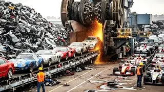 Inside a Modern Car Recycling Plant: How Old Cars Are Transformed