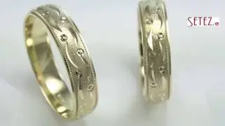 Trauringe,Eheringe 585 er GOLD Wei&szlig;-& Gelbgold K31