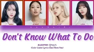 BLACKPINK 'Don't Know What To Do' Lyrics (블랙핑크 'Don't Know What To Do' 가사) (Color Coded Lyrics)
