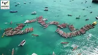 Ladies A Finals drone with commentary