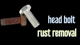 CB400 head bolt rust removal
