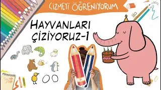 #1 &Ccedil;izmeyi &Ouml;ğreniyorum- Basit Hayvan &Ccedil;izimi #basicdrawingforkids a