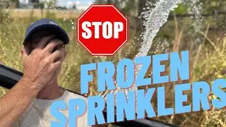 How to Drain a Sprinkler System FAST and prevent frozen pipes!
