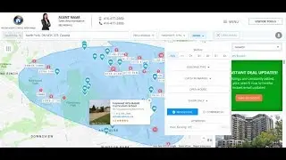 InCom Real Estate Website Map Search