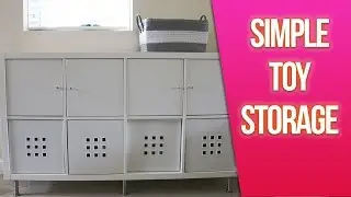 Minimalist toy storage | Organizing kids toys