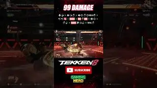 99 DAMAGE | Jun Kazama Combo Tekken 8 Season 2 #shorts #tekken8 #youtubeshorts
