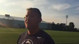 Penn State tight end coach Ricky Rahne discusses Trace McSorley
