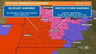 WATCH: Winter storm update - 11 a.m. Wednesday, Dec. 23, 2020