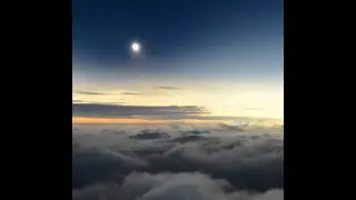 Total solar eclipse from 3200m above clouds, Kenya 2013