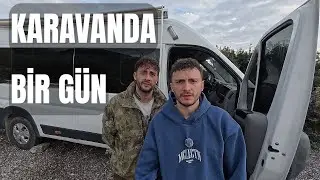 Karavan Kampı.! Bu Soğukta Denize Girilir mi?