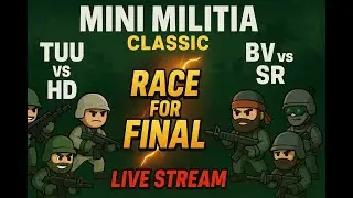 Mini Militia Classic LIVE | Fight For Final | Halloween Event 2025 | CTF Battle