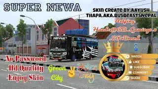 New Super Newa Skin for BUSSID||Pass didn't require||Skin link in Discription||