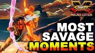 SFV AE * MOST Ridiculous, Savage & Funny Moments in Arcade Edition (Part 1)