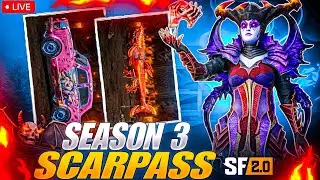 SEASON 3 SCARPASS COMING SOON 🔥 GOOD or BAD ? LIVE  NEW SCARPAS NEW MAP @ScarFall2.0
