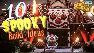✨ 10 УДИВИТЕЛЬНО ЖУТКИХ ✨ идей для построек на Хэллоуин | Animal Crossing New Horizons | ACNH