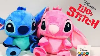 Disney Lilo and Stitch plush toys (pink and blue) from Aliexpress