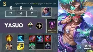 Summer Party Yasuo Exquisite Edition Mid vs Kennen - [NA] Master - Patch 6.2 [Wild Rift]