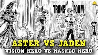 JADEN VS ASTER PHOENIX | MASKED HERO VS VISION HERO | YU-GI-OH! GX - HIST&Oacute;RIA DO MANG&Aacute; #18