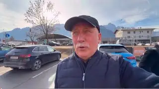 Город Лиенц , посетили OBI , Lidl , прогулка по старому городу , закупка продуктов .
