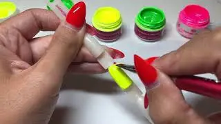 COLORI FLUO - COME STENDERLI AL MEGLIO - DUE METODI FACILI E VELOCI