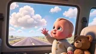 Sunny Van Trip with Baby 🚐☀️🍼 | Kids Fantasy Song | Learn Safe Travel and Happy Routine Steps