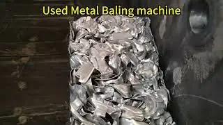 Used Metal Baling Machine#recycle #scraper #metal #scrapmetal #balingmachine #compactor