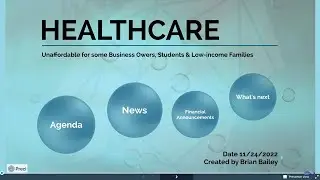 Prezi Presentation on Healthcare (Health Insurance Marketplace)
