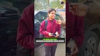 CA Inter Jan 2026 Advanced Accounting Paper Review 🔥 #Shorts #CA #PW