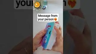 Message from your person ❤️&zwj;🔥 #shorts #tarotreading #lovetarotreading