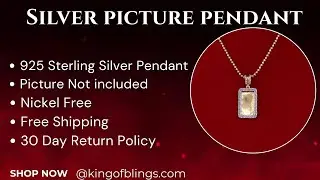 King Of Bling's Yellow 925 sterling Silver Fancy Pendant 1.32ct Cubic Zirconia