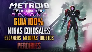 Metroid Prime 4 Minas Colosales Todos los escaneos, mejoras y jefe Griever Omega Guía 100%