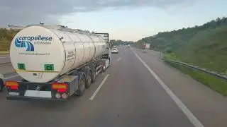 Mercedes Actros 1853 - Fahrt Waldshut nach Pforzheim - Teilstück Auffahrt Leonberg bis Pforzheim