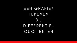 een grafiek tekenen bij differentiequotienten