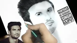 Portrait of Sushant Singh Rajput | Tribute to a Legend | zn fashionart