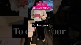 Your cheat code to crack UGC NET Management&hellip; 👀