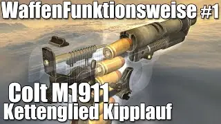 Colt M1911 Kettenglied Kipplauf, Waffen Funktionsweise #1