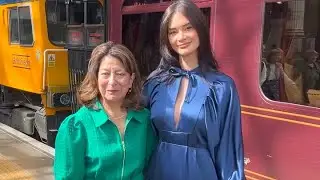 Pia Wurtzbach and Jeremy Jauncey with his family in Scotland! Family vacay for Jeremy's birthday..