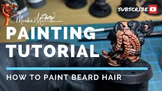 How to Paint Beard Hair - Painting Tutorial