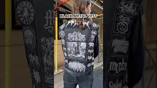 Black Metal Battle Vest in Bristol! What do you think of it? #BattleJacket #BattleVest #HeavyMetal