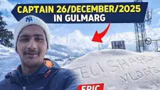 25/December/2025 in gulmarg/next snowfall update in gulmarg 