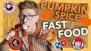 Pumpkin Spice Fast Food Mukbang