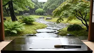 Gentle Rain Sounds for Studying & Deep Focus | Japanese Room Ambience for Reading, Coding & Work